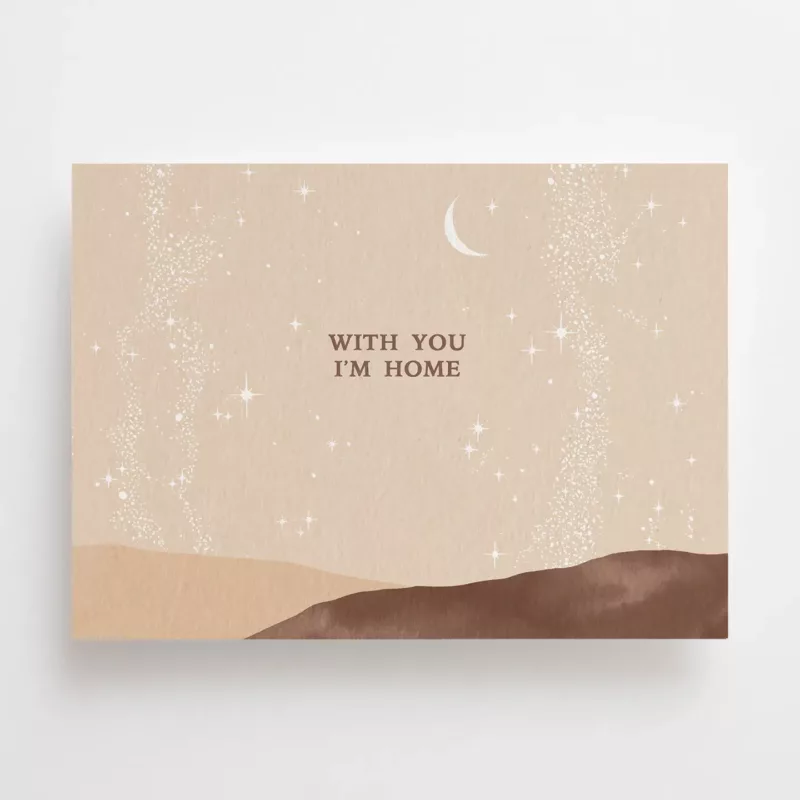 With you I'm home - Carte