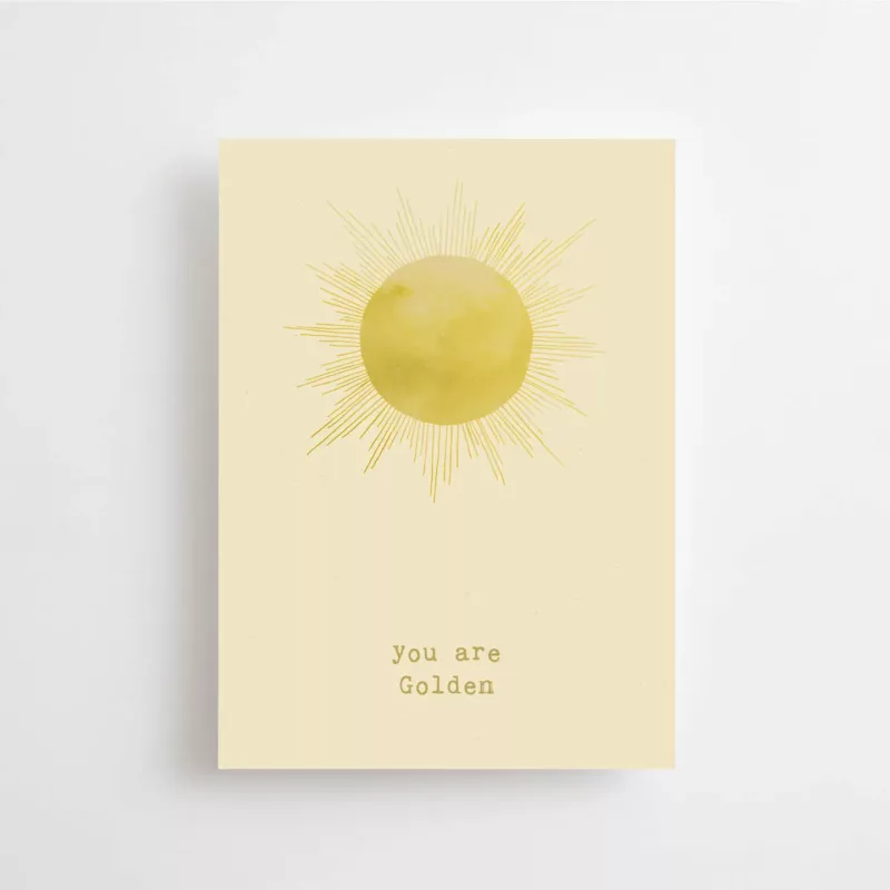 You are golden - Carte