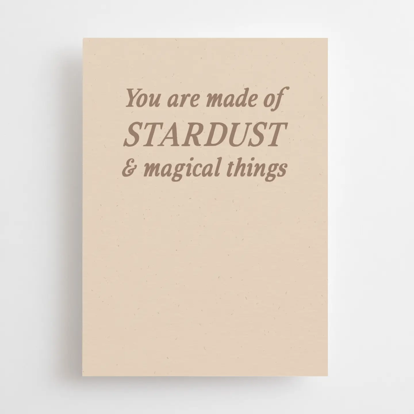 You are made of stardust & magical things - mini carte – Image 1