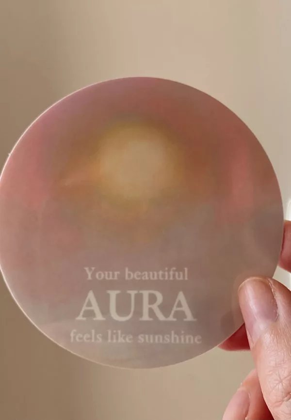Your beautiful aura feels like sunshine - Autocollant – Image 2