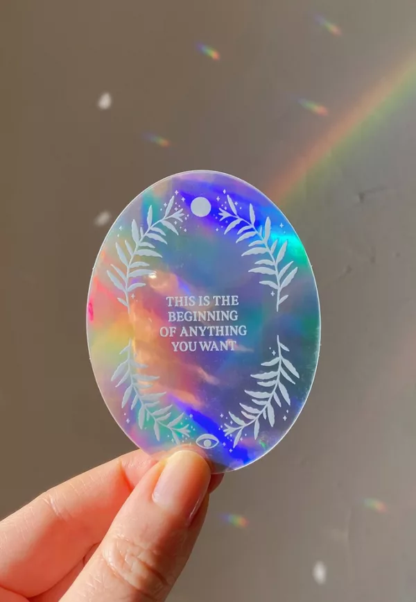 This is the beginning of anything you want - Autocollant – Image 1