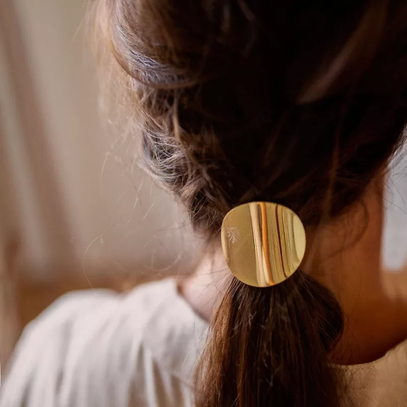 Elastique Plaque Dorée