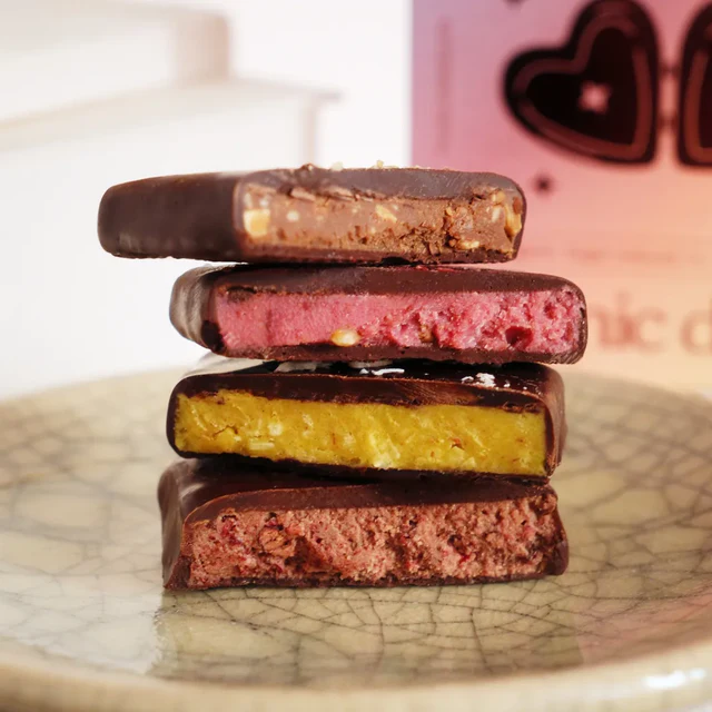 Coffret de 4 chocolats - Saveurs mixtes