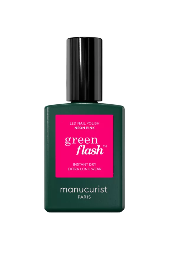 Neon Pink - Vernis Green Flash – Image 1