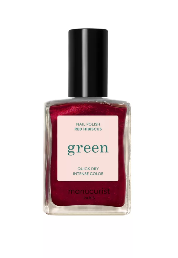 Red Hibiscus - Vernis Green – Image 1
