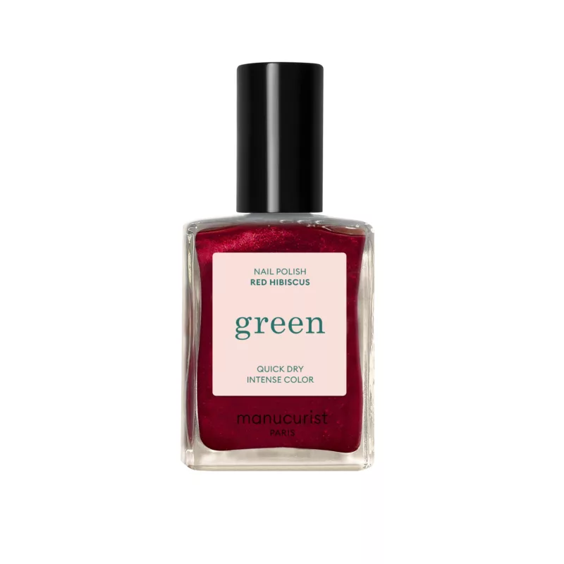 Red Hibiscus - Vernis Green