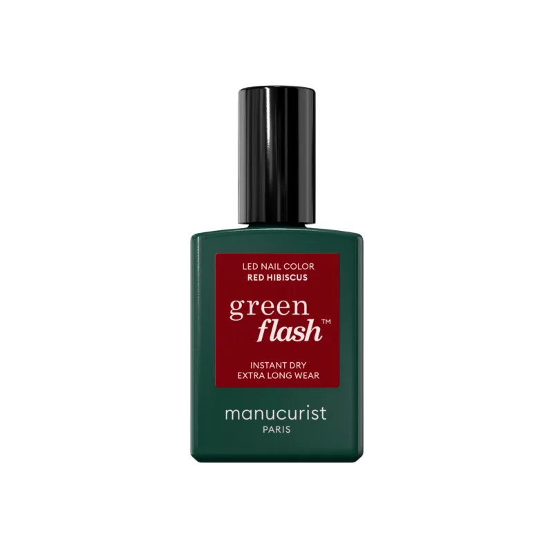 Red Hibiscus - Vernis Green Flash