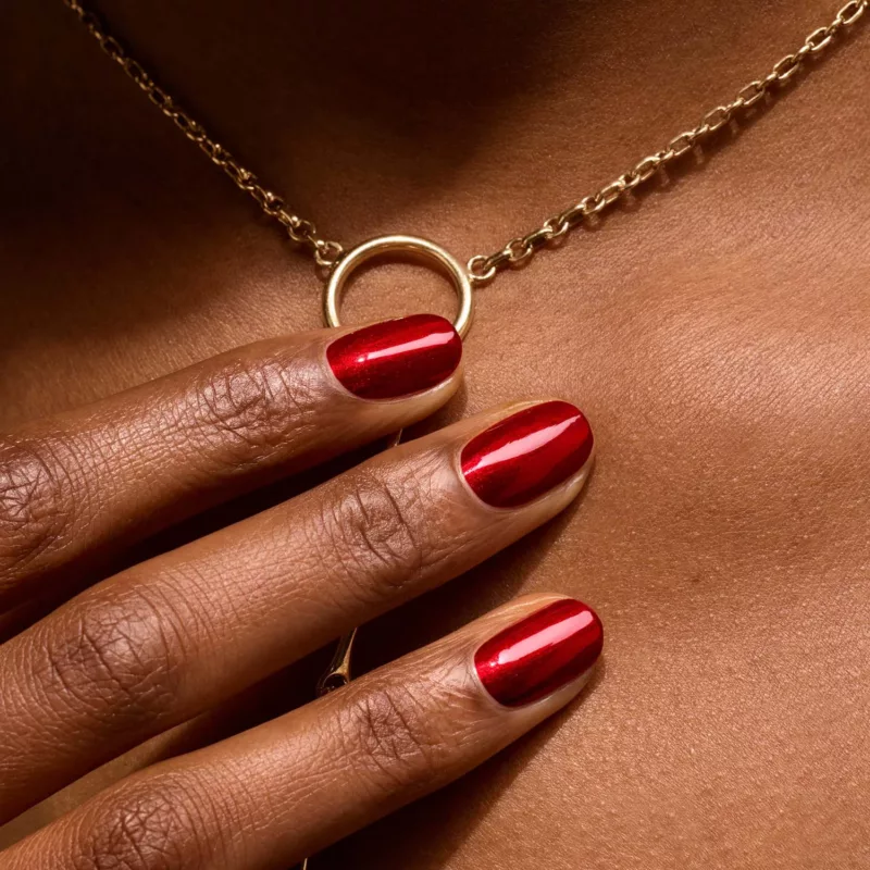 Red Hibiscus - Vernis Green Flash