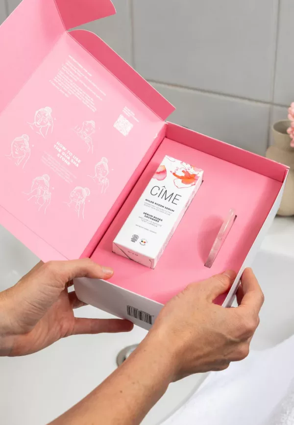 Self-care face massage set | Sérum roses sauvages + Gua sha – Image 2