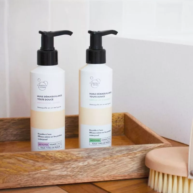 Huile démaquillante - Lait d'amande
