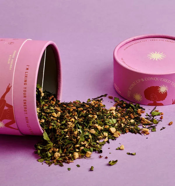 Thé vert Genmaicha au gingembre et au Tulsi - Vrac – Image 2