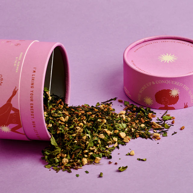 Thé vert Genmaicha au gingembre et au Tulsi - Vrac