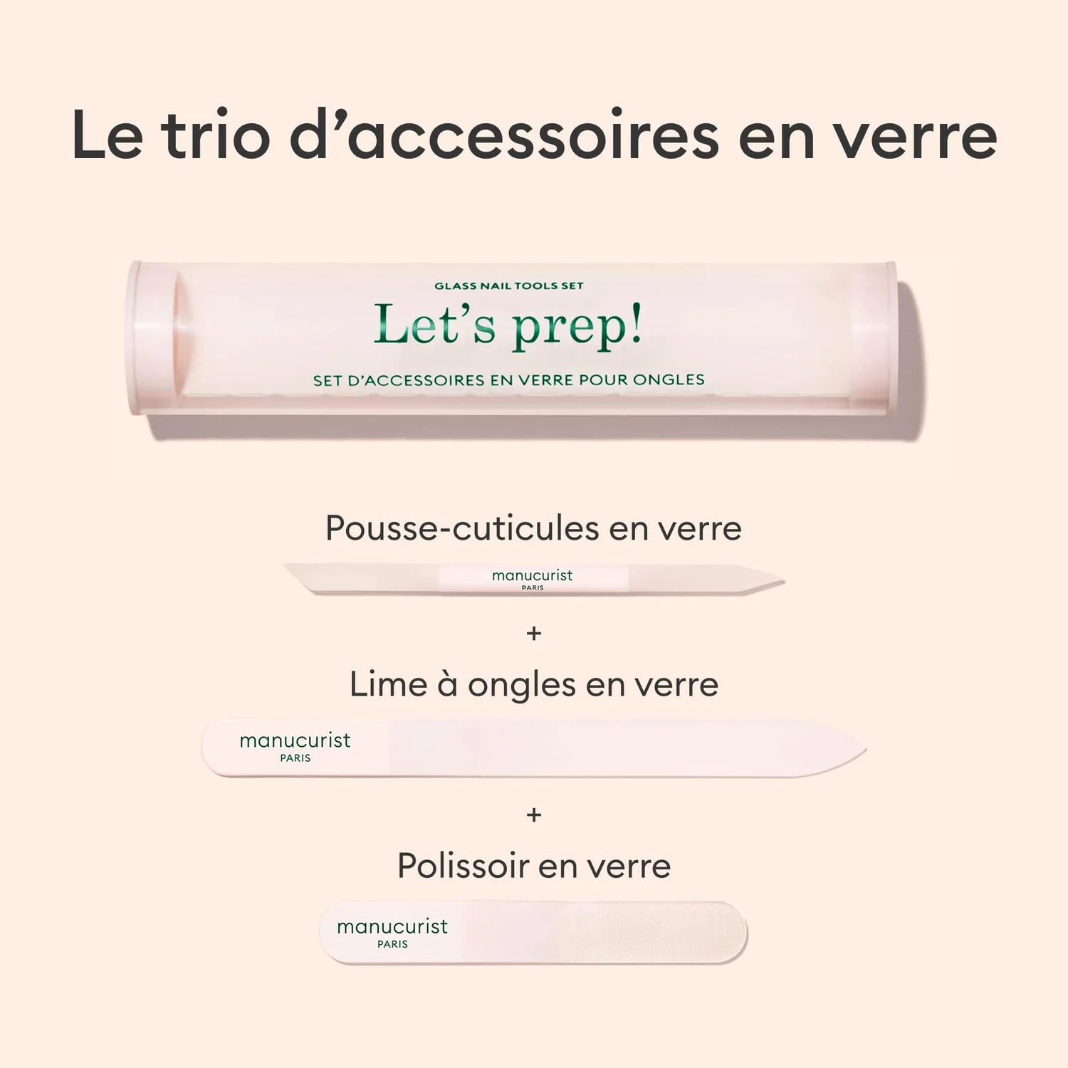 Trio Accessoires en verre pour ongles – Image 2