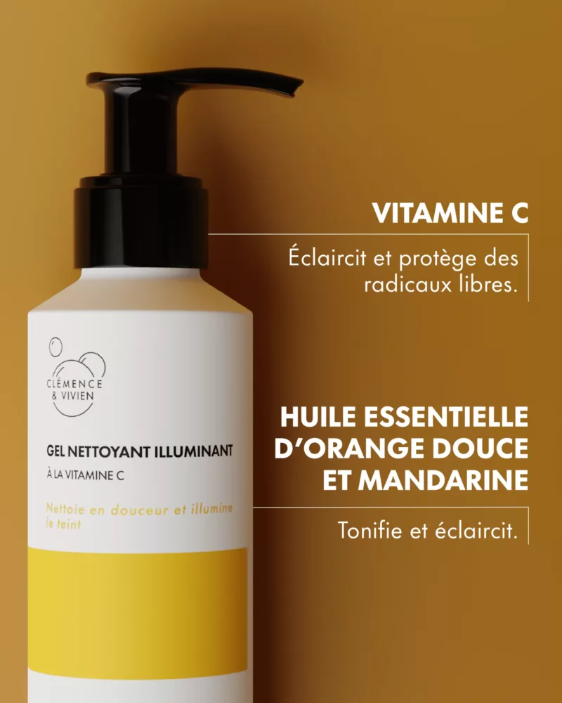 Gel nettoyant - Illuminant à la vitamine C