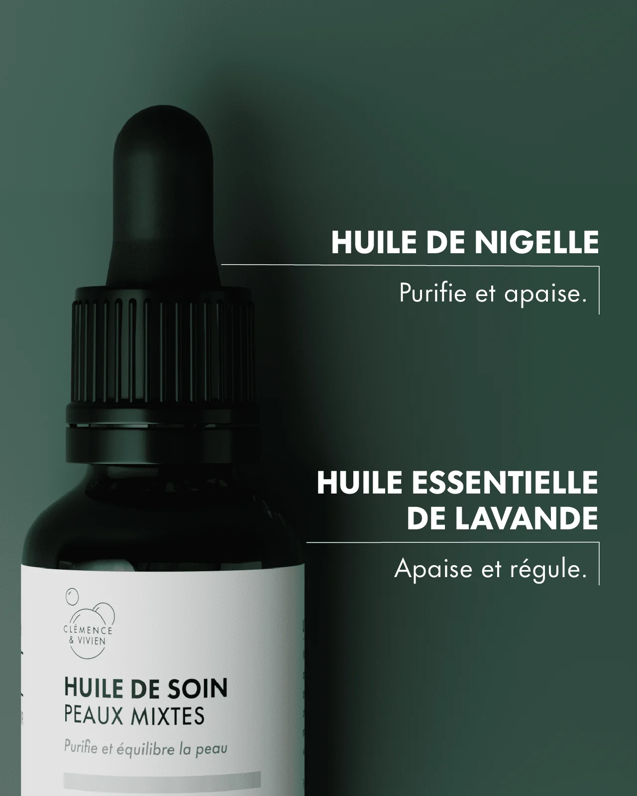 Huile de soins Peaux Mixtes 30ml – Image 2