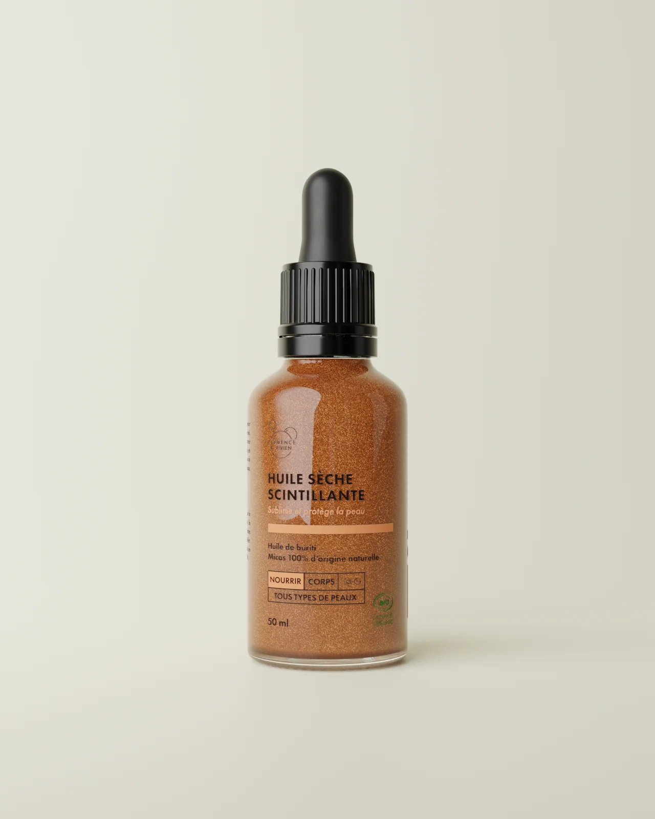 Huile sèche scintillante – Image 1