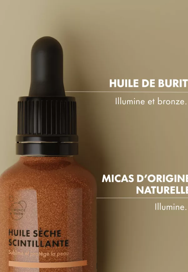 Huile sèche scintillante – Image 2