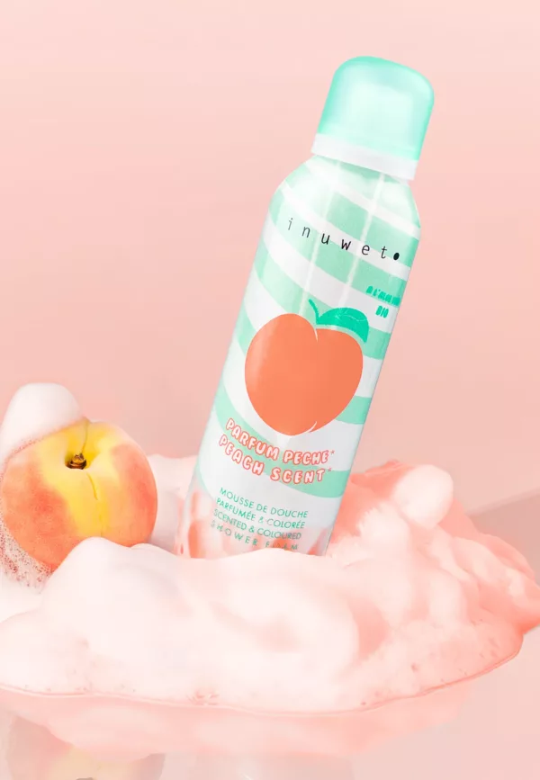 Mousse de douche - Pêche – Image 2