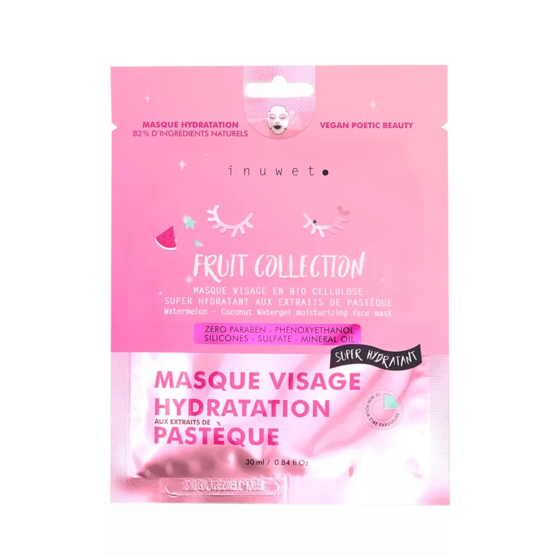 Masque visage - Hydratation - Pastèque