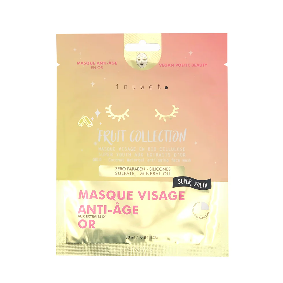 Masque visage - Anti-âge - Extraits d