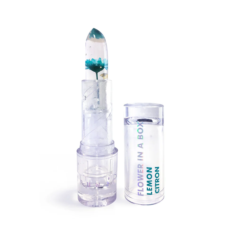 Flower In A Box - Citron - Turquoise – Image 1