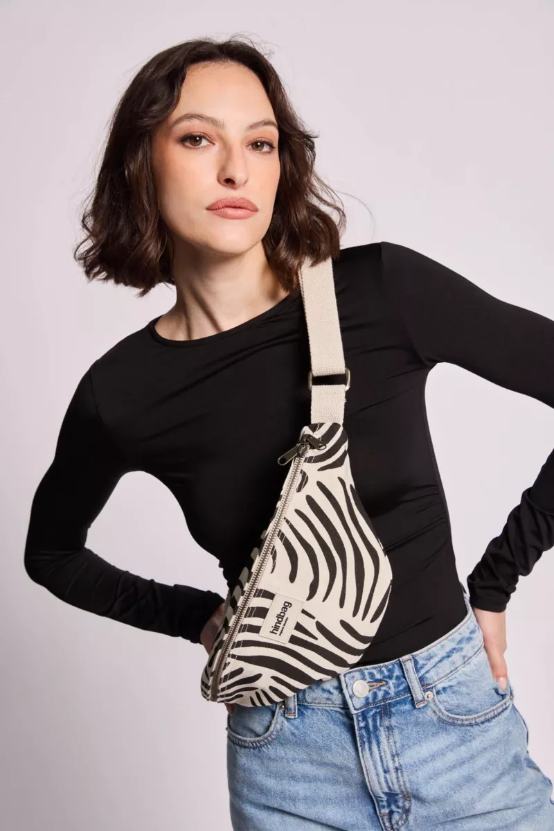 Banane Olivia - Zèbre Ecru