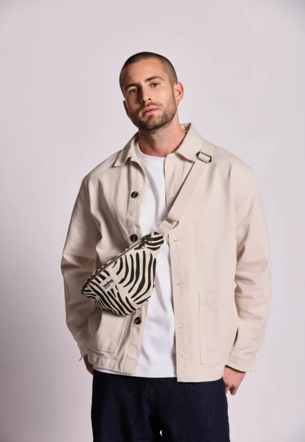 Banane Olivia - Zèbre Ecru – Image 3