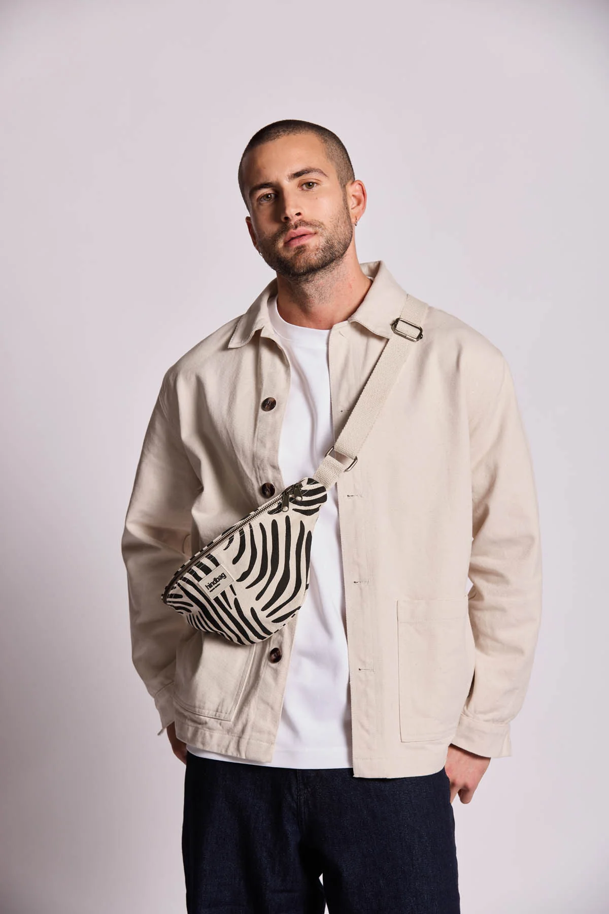 Banane Olivia - Zèbre Ecru – Image 3