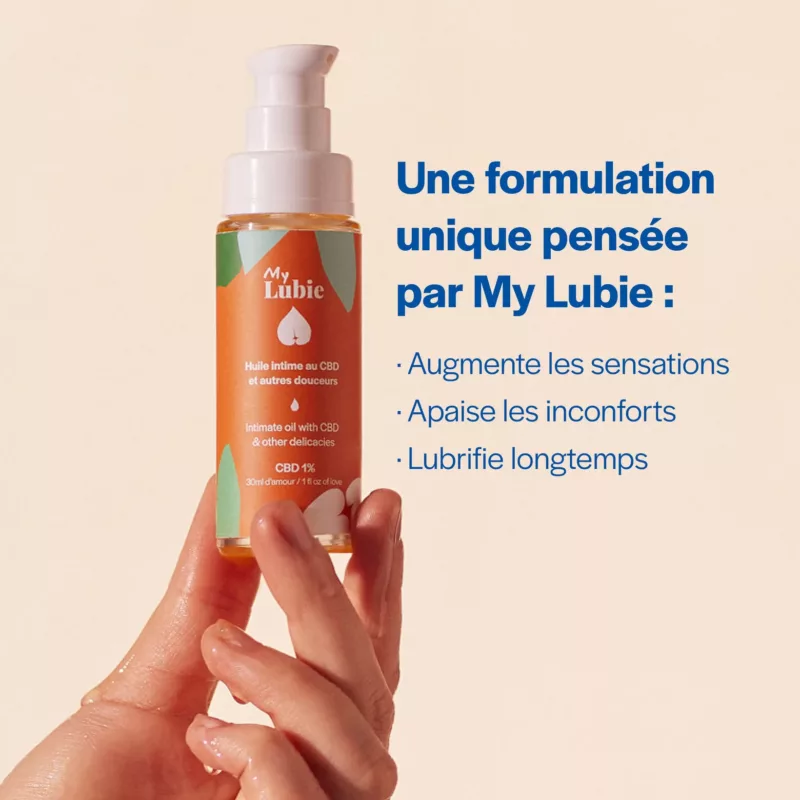 Huile intime au CBD