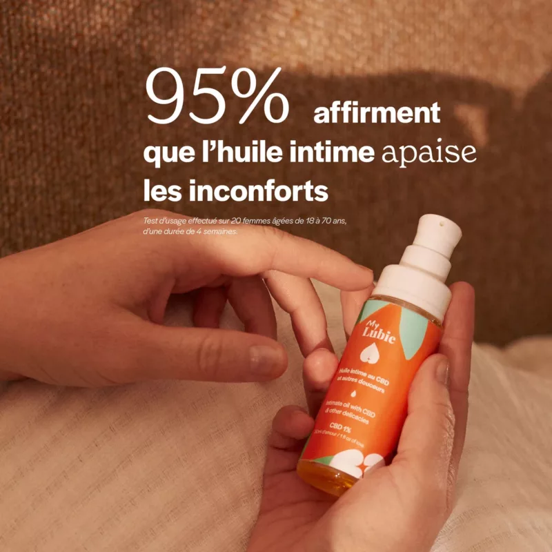 Huile intime au CBD