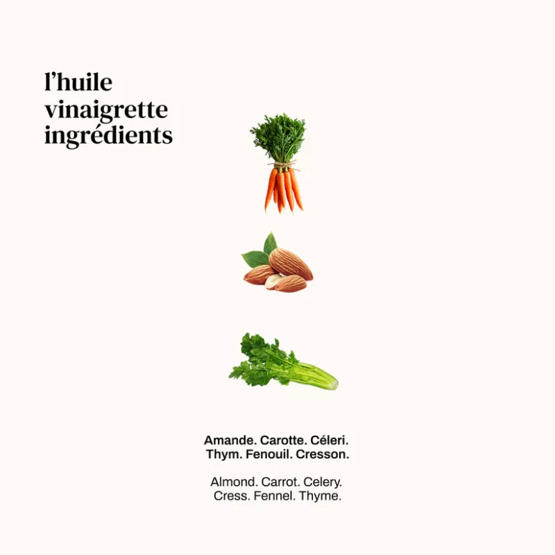 L'huile vinaigrette - Huile corps, visage, cheveux