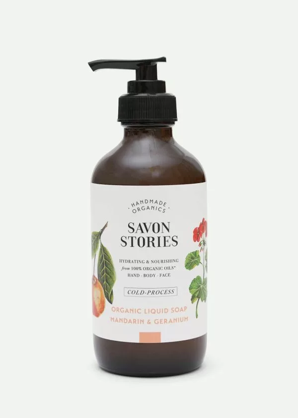 Savon liquide bio à froid - Mandarine & Géranium – Image 1