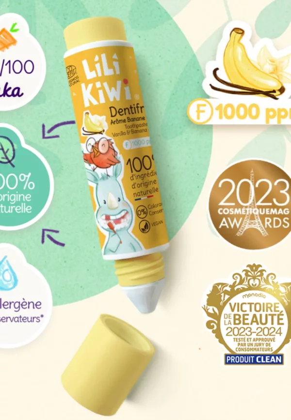 Dentifrice Fluoré - Banane Vanille – Image 1