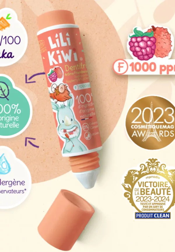 Dentifrice Fluoré - Framboise Litchi – Image 1