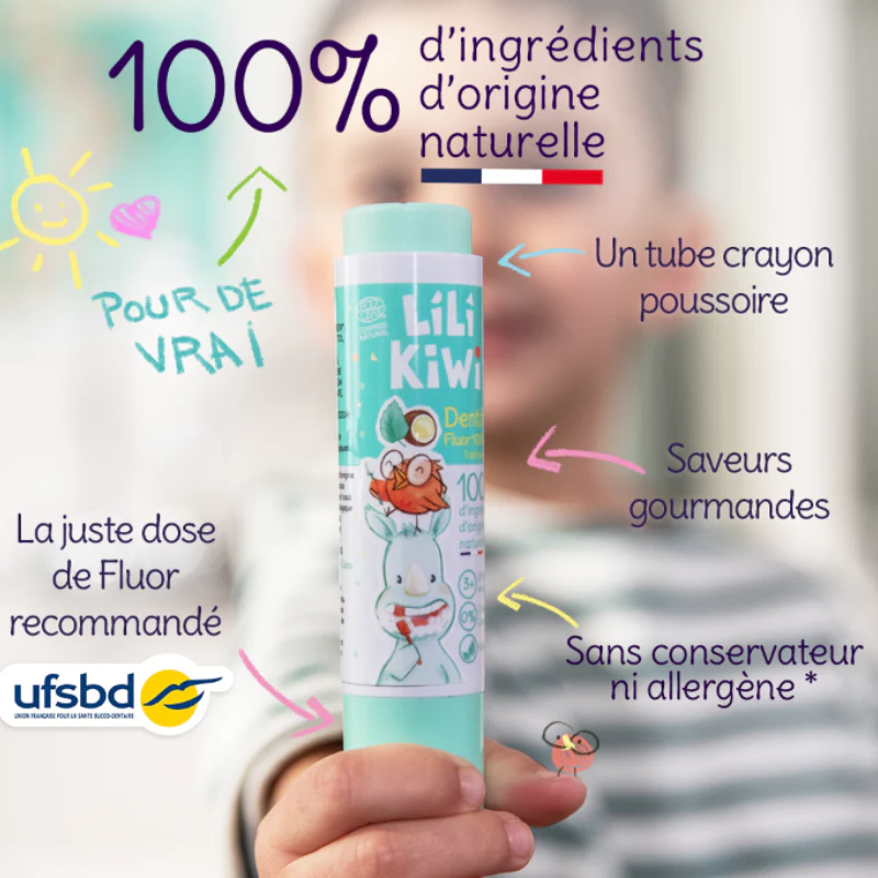 Dentifrice Fluoré - Framboise Litchi