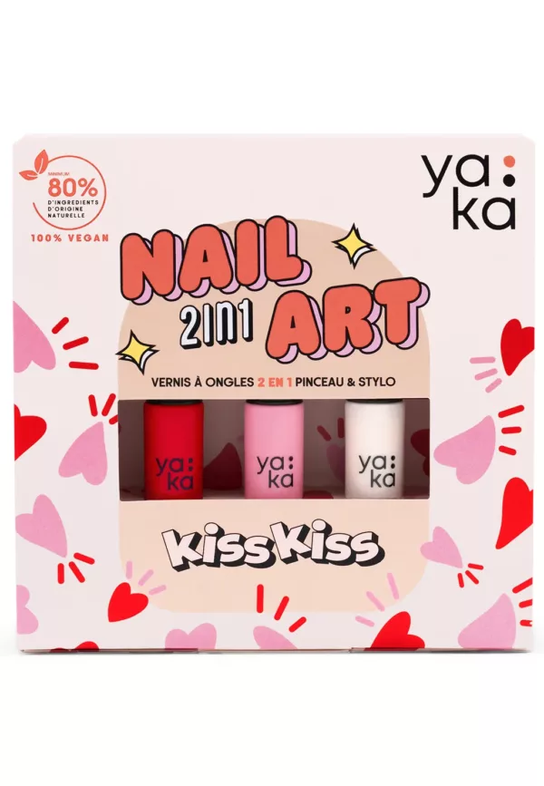 Coffret vernis à ongles 2en1 - Kiss Kiss – Image 1