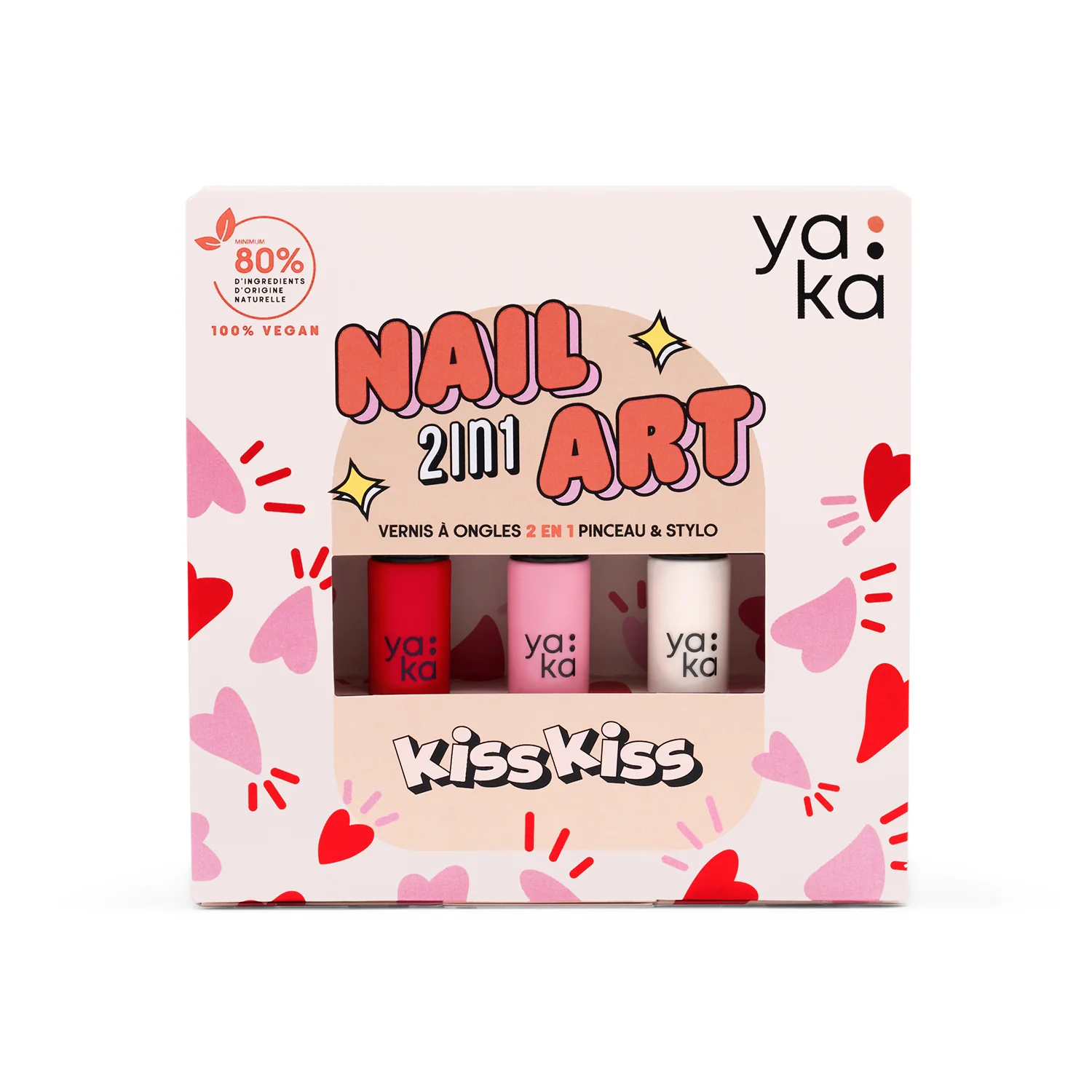 Coffret vernis à ongles 2en1 - Kiss Kiss – Image 1