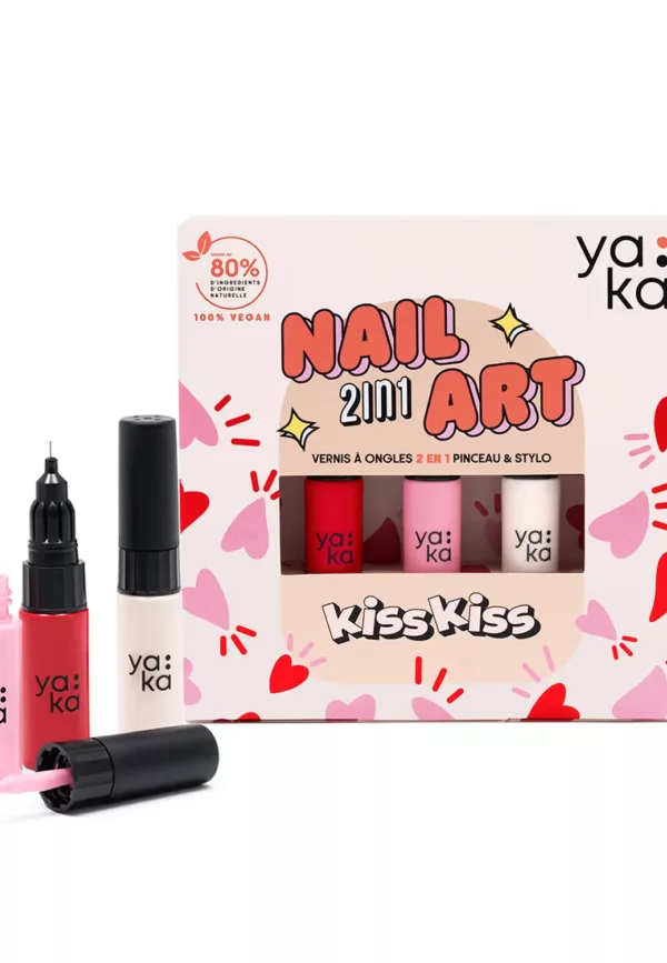Coffret vernis à ongles 2en1 - Kiss Kiss – Image 2