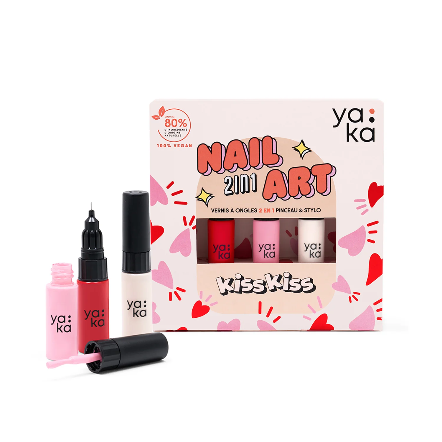 Coffret vernis à ongles 2en1 - Kiss Kiss – Image 2