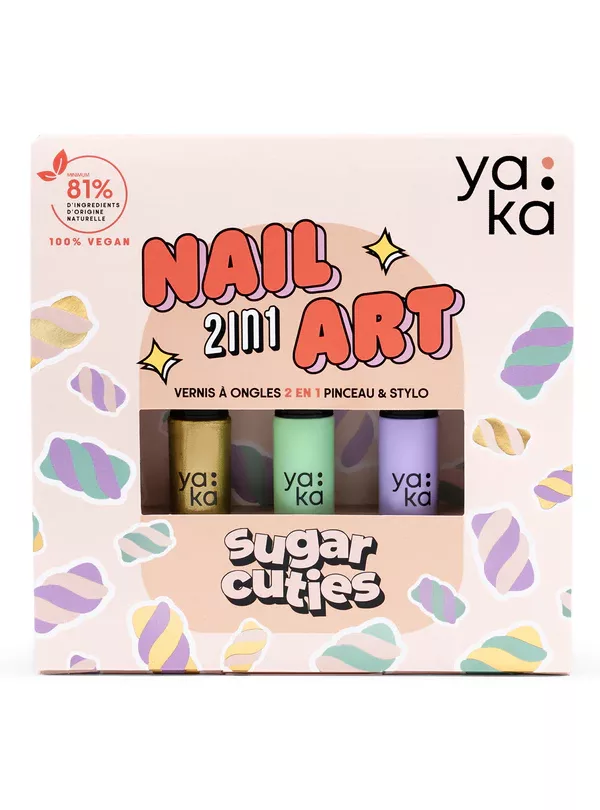 Coffret vernis à ongles 2en1 - Sugar Cuties – Image 1