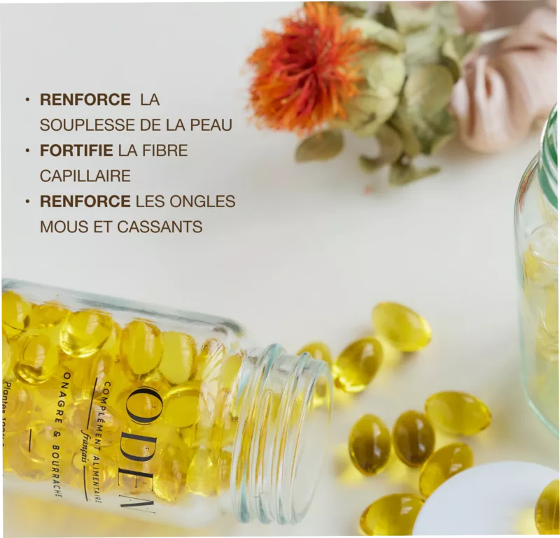 Gelules Onagre & Bourrache - Nourrissante & régénérante