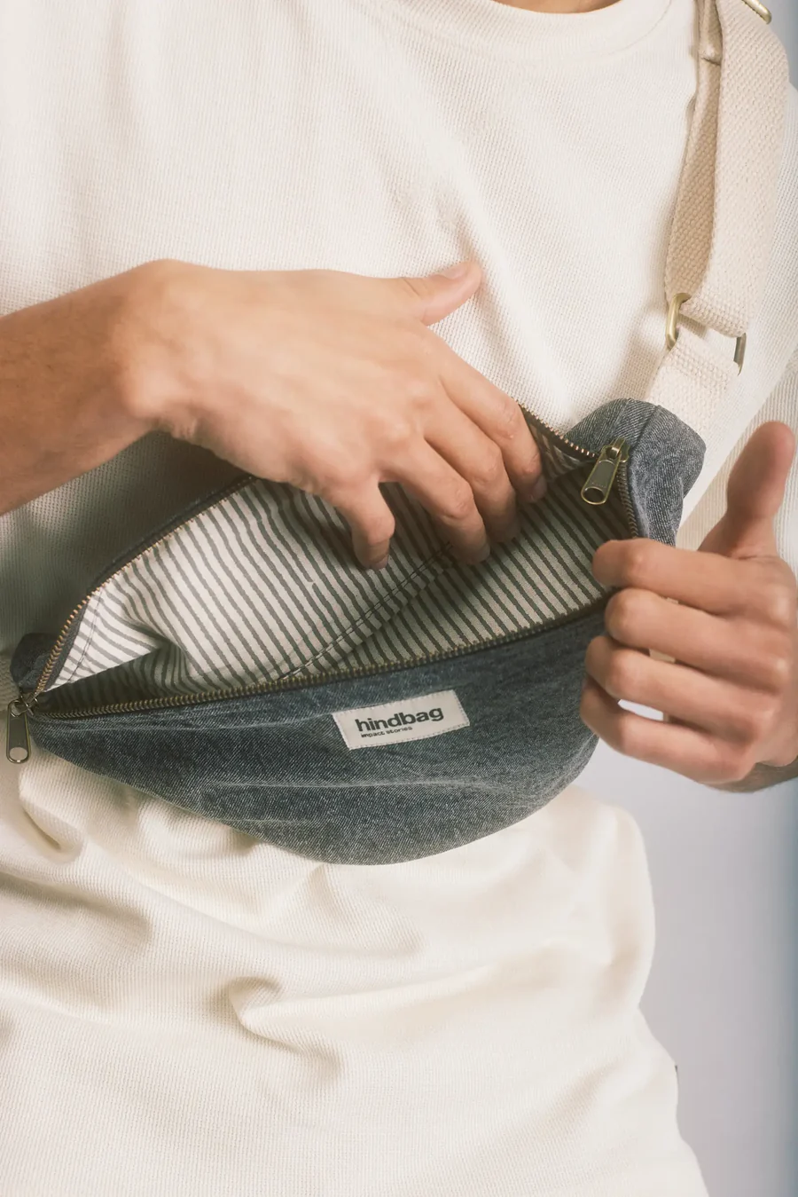 Banane Olivia - Denim Gris – Image 4