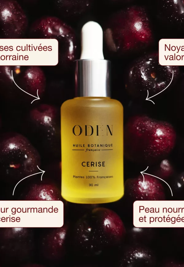 Huile visage de cerise - Nourrissante & Protectrice – Image 2