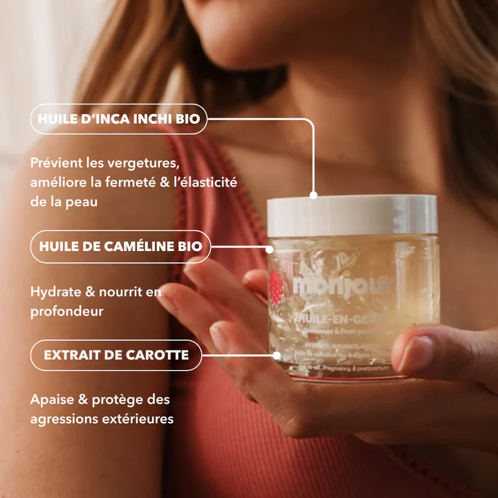 Huile-en-gelée - Soin grossesse & post-partum