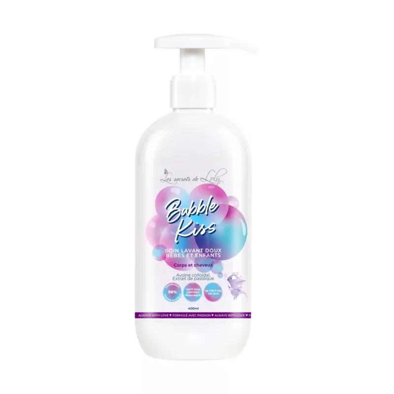 Bubble Kiss - Soin lavant doux bébés et enfant