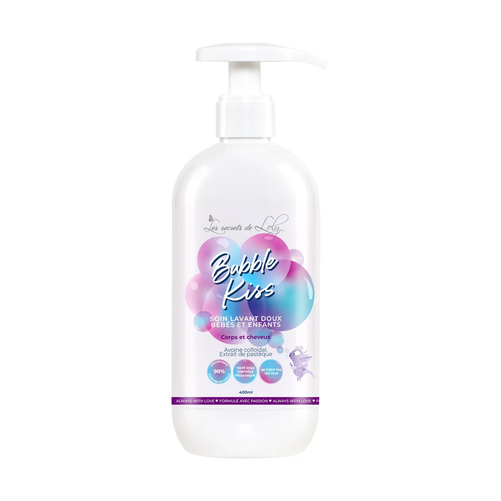 Bubble Kiss - Soin lavant doux bébés et enfant – Image 1