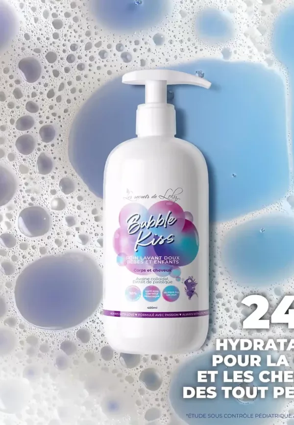 Bubble Kiss - Soin lavant doux bébés et enfant – Image 3
