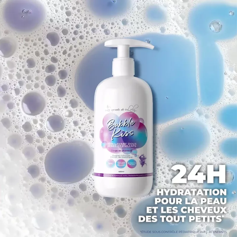 Bubble Kiss - Soin lavant doux bébés et enfant