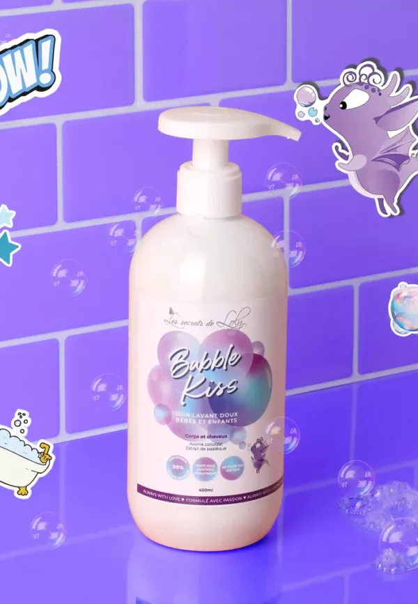Bubble Kiss - Soin lavant doux bébés et enfant – Image 2