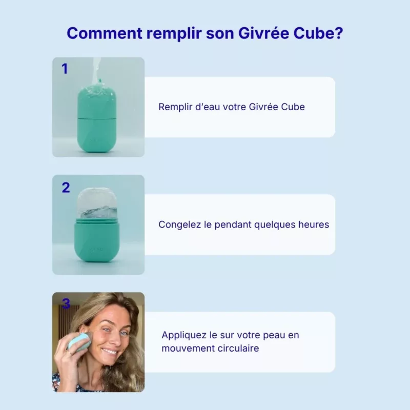Givrée cube Bleu